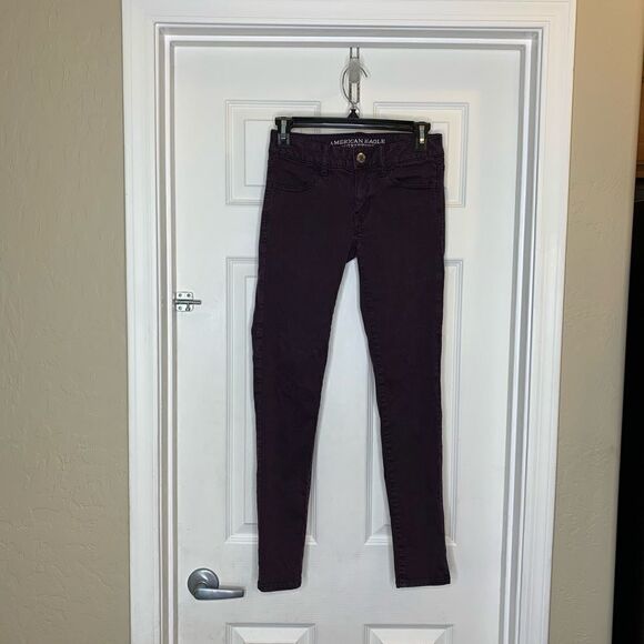 American Eagle Purple Jeggings - Picture 2 of 5